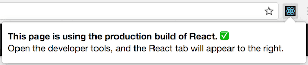 React DevTools em um site com a versão de produção do React